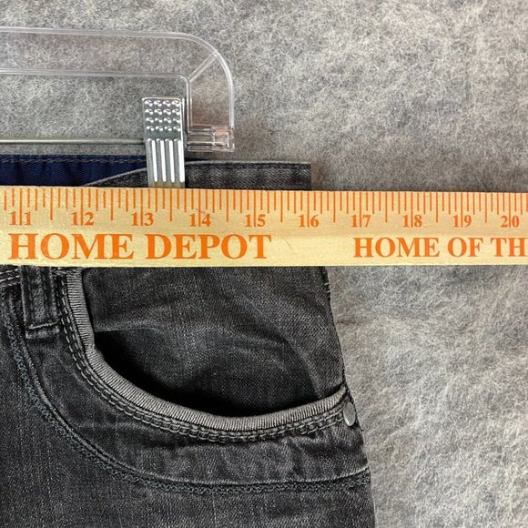 Vintage Brass Slim Straight Jeans 32x32 Men's Denim Gray Adults Zipper Fly - Picture 4 of 10